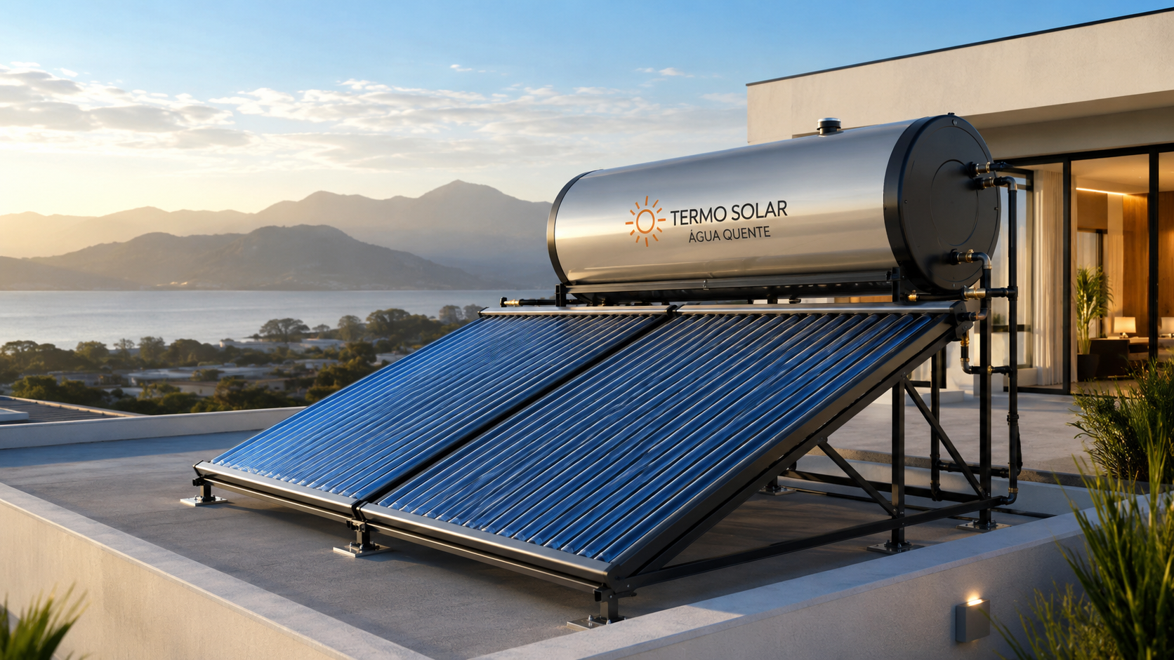 Servicio solar térmico con termos y captadores solares